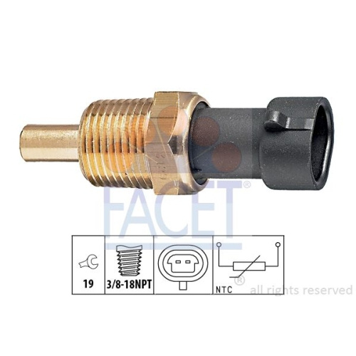 Senzor temperatura ulei Facet 73129