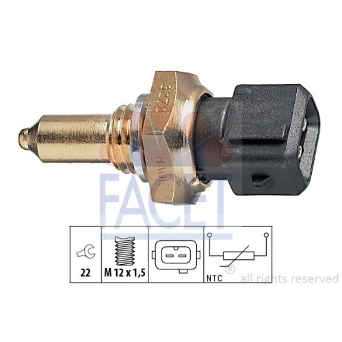 Senzor temperatura ulei Facet 73272