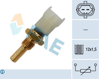 Senzor,temperatura ulei FAE 33480 pentru VAUXHALL CORSA Mk I (B) (S93) 1996 1997 1998 1999 2000