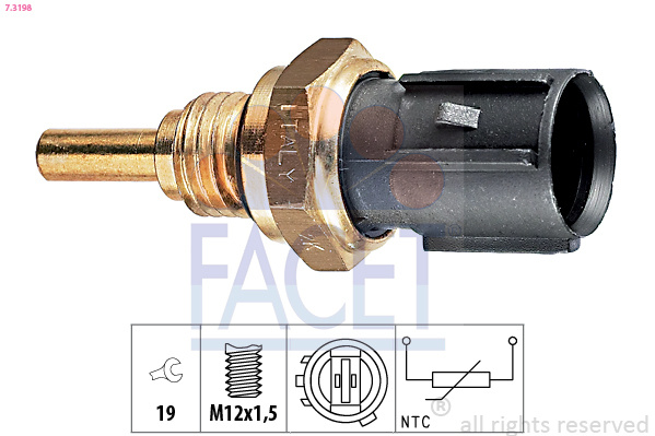 Senzor temperatura ulei # Honda Shuttle 1994 1995 1996 1997 1998 # 7 3198 # FACET