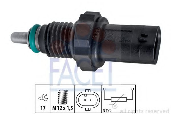 Senzor,temperatura ulei SKODA OCTAVIA 3 Combi (5E5) (2012 - 2016) FACET 7.3378