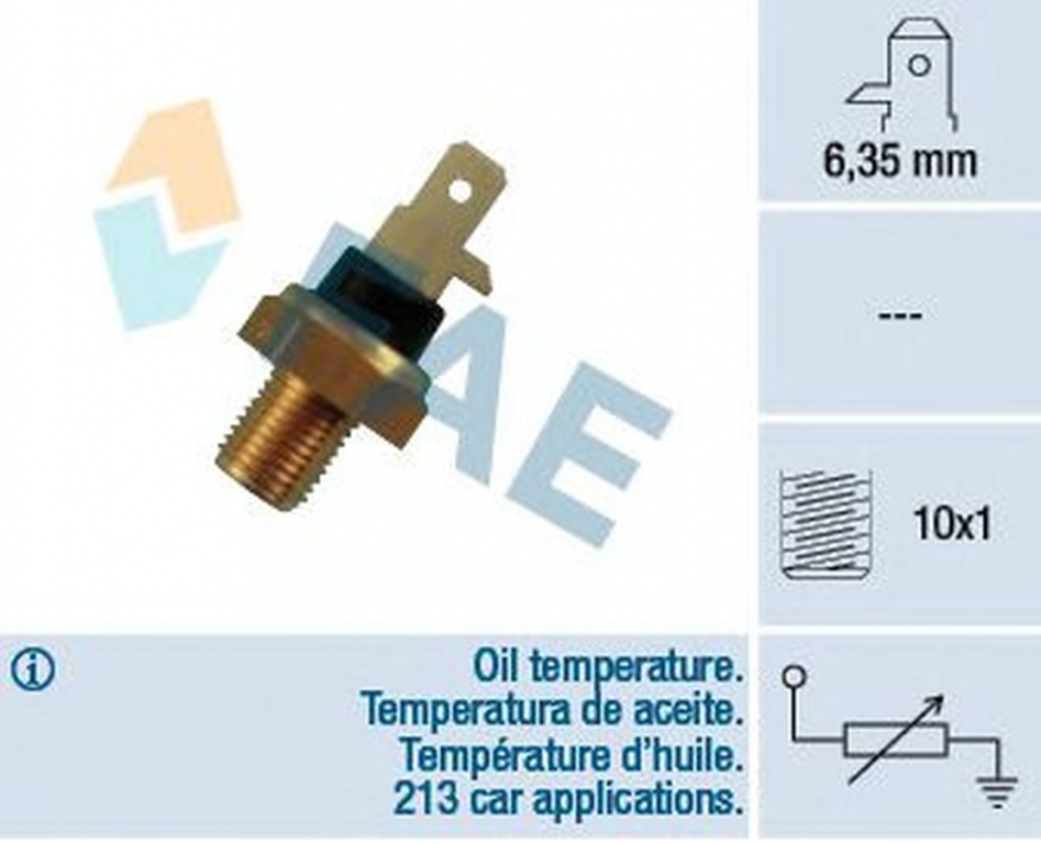 Senzor temperatura ulei VW CADDY II caroserie 9K9A FAE 31610