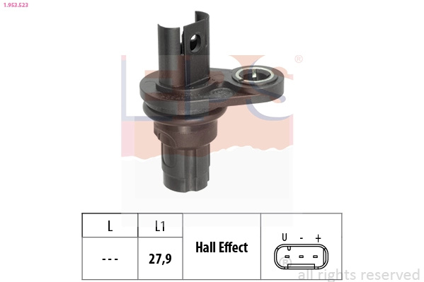 Senzor, turație motor EPS BMW 7 (E65, E66, E67) 2005-2008 - 1.953.523