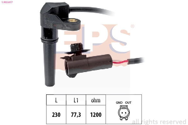 Senzor, turație motor EPS PEUGEOT 806 (221) 2000-2002 - 1.953.617