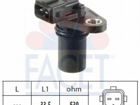 Senzor turatie 9 0189 FACET pentru Ford Scorpio Ford Fiesta Mazda 121 Mazda Soho Ford Courier Ford Ka Ford Puma Ford Focus Ford Transit Ford Galaxy Land rover Discovery Land rover Lr3