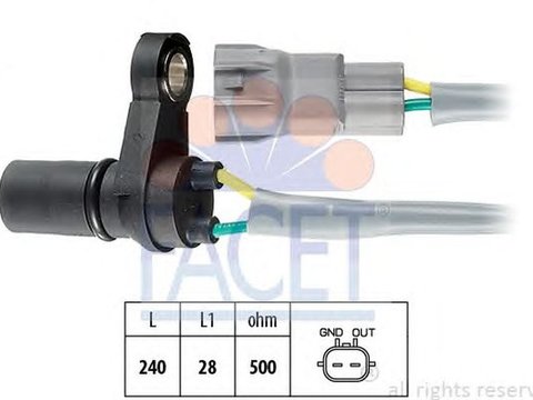 Senzor turatie cutie automata ALFA ROMEO 156 932 FACET FA 9.0375