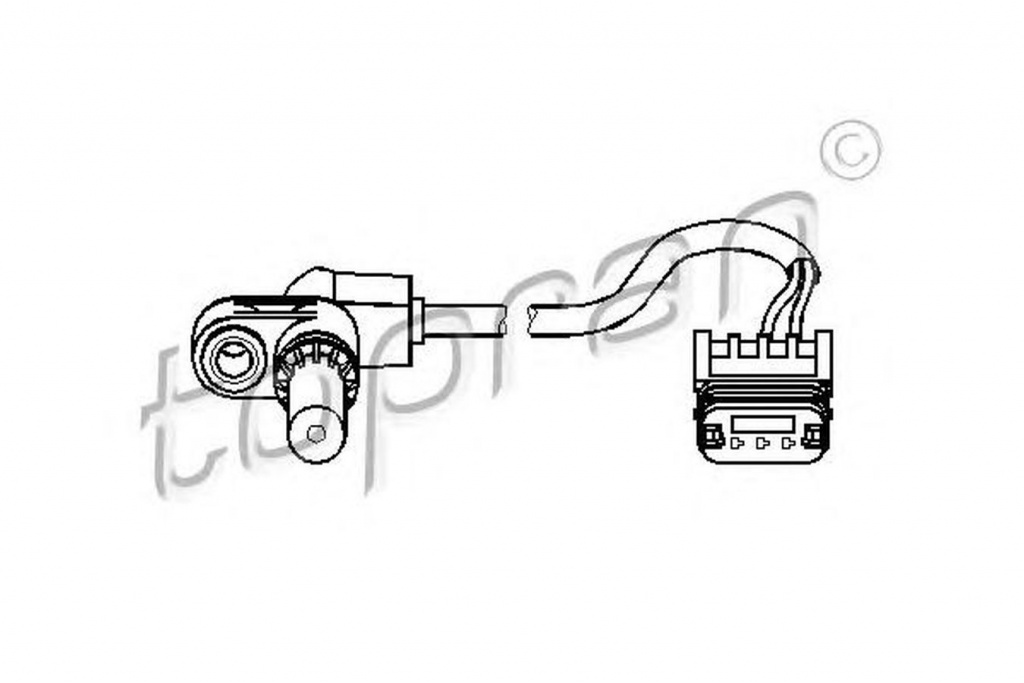 Senzor turatie cutie automata CITROEN C3 II TOPRAN