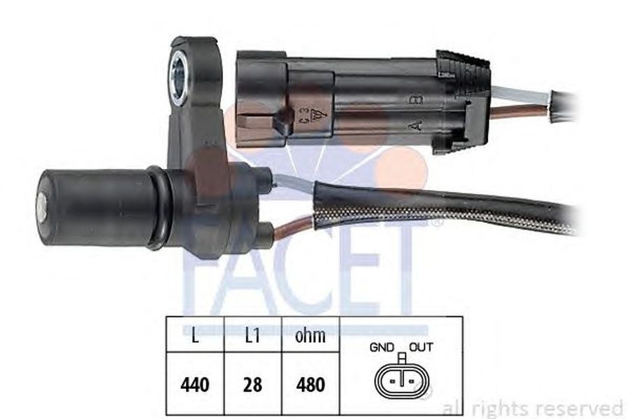 Senzor turatie cutie automata OPEL ASTRA F CLASSIC combi FACET FA 9.0495