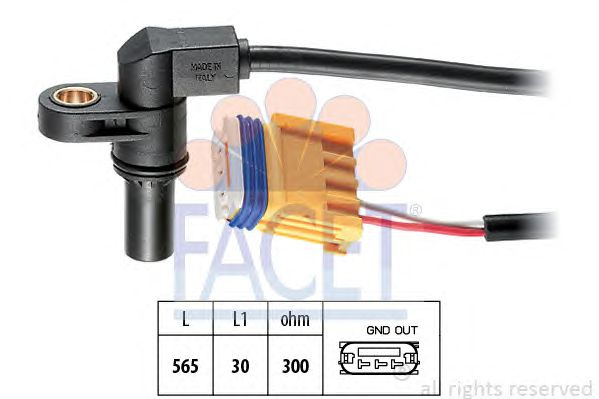 Senzor turatie cutie viteze automata PEUGEOT 406 (8B) - Cod intern: W20240329 - LIVRARE DIN STOC in 24 ore!!!