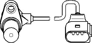 Senzor turatie,management motor AUDI A4 limuzina (8D2, B5), AUDI A8 limuzina (4D2, 4D8), VW SHARAN (7M8, 7M9, 7M6) - TOPRAN 111 367