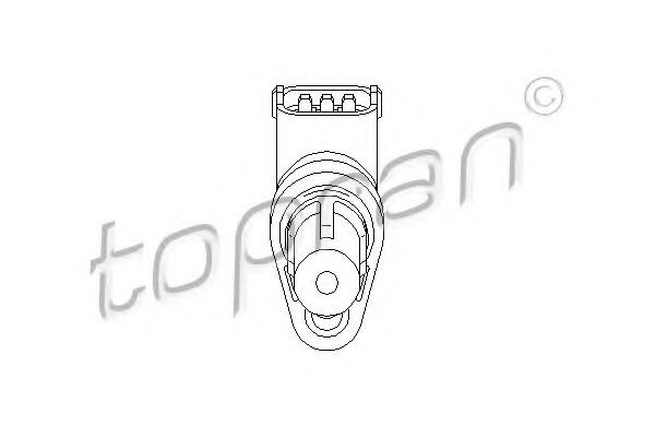 Senzor turatie,management motor MERCEDES M-CLASS (W164) (2005 - 2016) TOPRAN 407 868