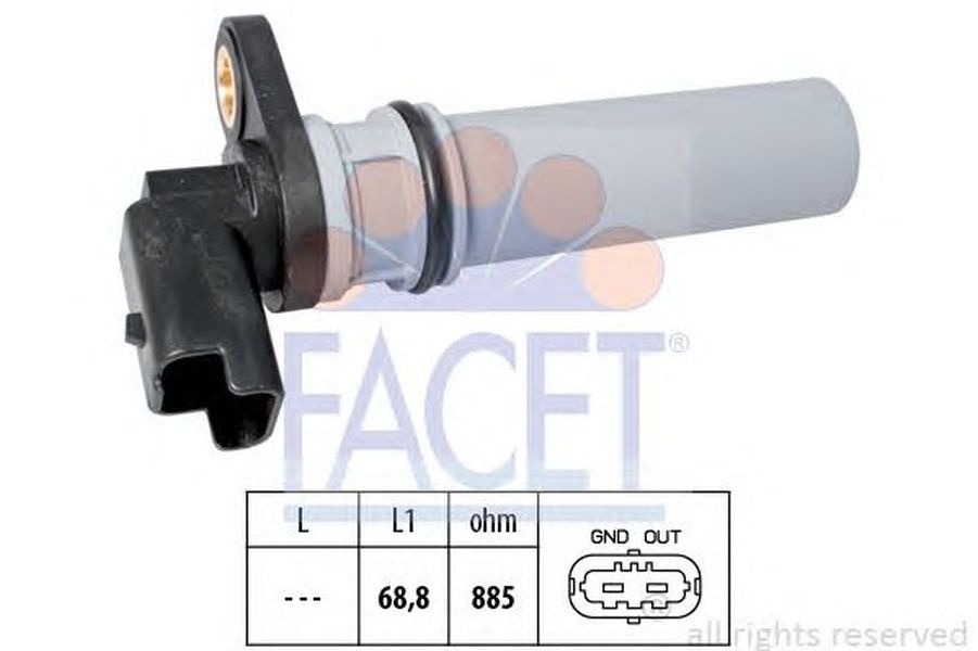 Senzor turatie management motor OPEL ASTRA H limuzina L69 FACET FA 9.0537