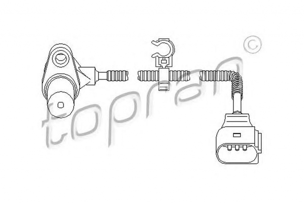 Senzor turatie motor AUDI A4 8EC B7 TOPRAN 111379