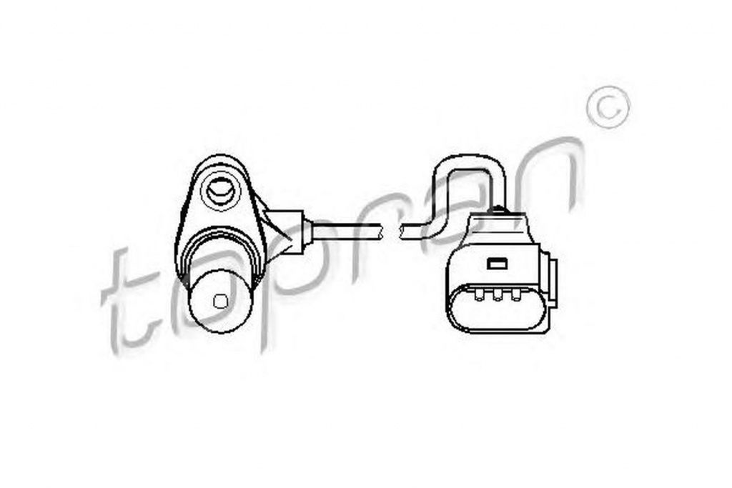 Senzor turatie motor AUDI A4 Avant 8ED B7 TOPRAN 111367