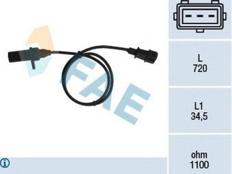 Senzor turatie motor LANCIA DELTA II 836 FAE 79006