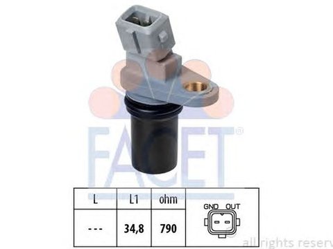 Senzor turatie motor SMART FORTWO cupe 451 FACET FA 9.0641