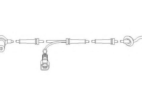 Senzor,turatie roata AUDI A4 (8E2, B6), AUDI A4 Avant (8E5, B6), AUDI A4 limuzina (8EC, B7) - TOPRAN 110 485