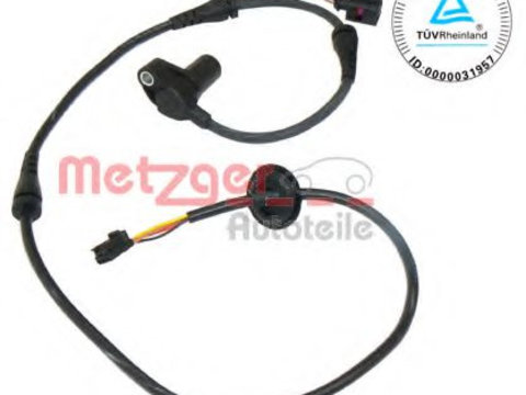 Senzor,turatie roata AUDI A4 Cabriolet (8H7, B6, 8HE, B7) (2002 - 2009) METZGER 0900073 piesa NOUA