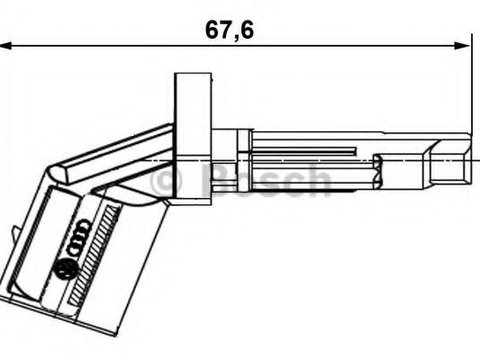 Senzor,turatie roata AUDI A6 Avant (4F5, C6) (2005 - 2011) BOSCH 0 265 007 928