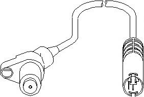 Senzor,turatie roata BMW 3 limuzina (E36), BMW 3 cupe (E36), BMW 3 Cabriolet (E36) - TOPRAN 500 883