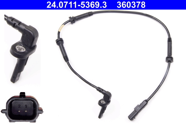 Senzor turatie roata # Dacia Logan 2013 2014 2015 2016 2017 2018 2019 2020 2021 2022 2023 2024 2025 # 24 0711 5369 3 # ATE