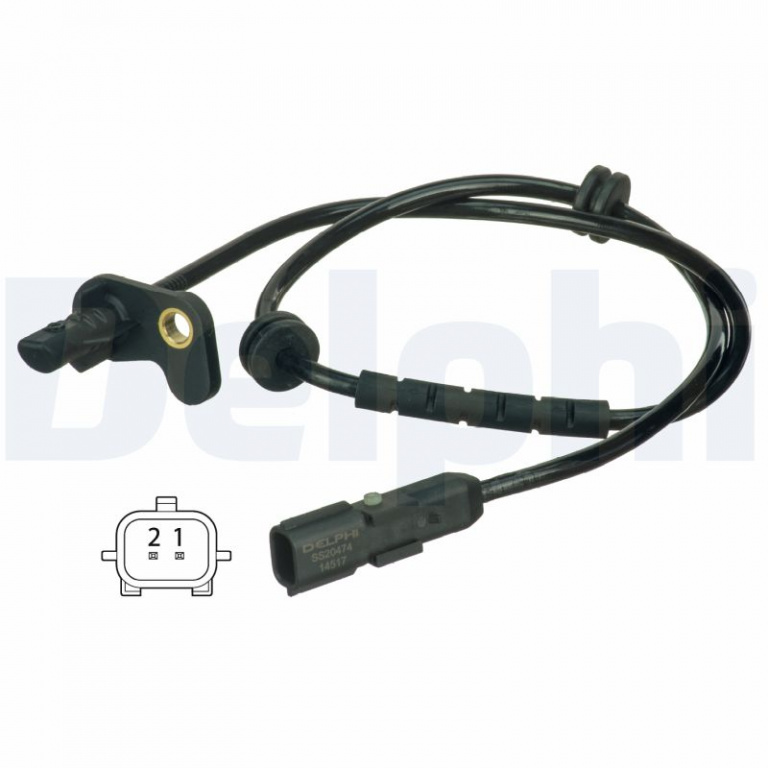 Senzor,turatie roata DELPHI SS20474 pentru RENAULT CLIO IV caroserie inchisa/combi (KH_) 2014-2021