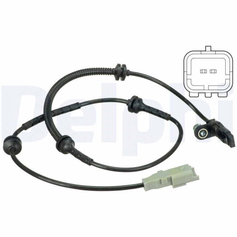 Senzor,turatie roata DELPHI SS20549 pentru PEUGEOT 607 (9D, 9U) 2000-2011