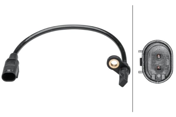 Senzor,turatie roata HELLA 6PU 012 679-551 pentru MERCEDES-BENZ GLS (X166) 2015-2019
