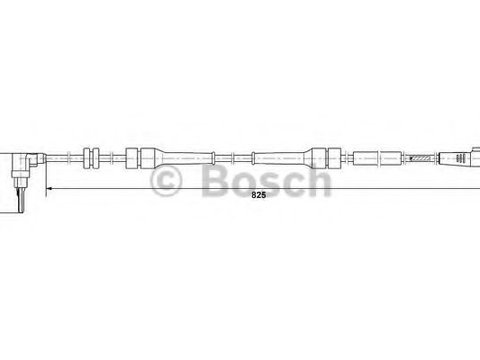 Senzor,turatie roata LANCIA PHEDRA (179) (2002 - 2010) BOSCH 0 265 007 084 piesa NOUA