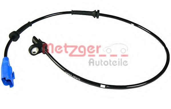 Senzor,turatie roata PEUGEOT 207 (WA_, WC_), PEUGEOT 207 CC (WD_), PEUGEOT 207 SW combi (WK_) - METZGER 0900454