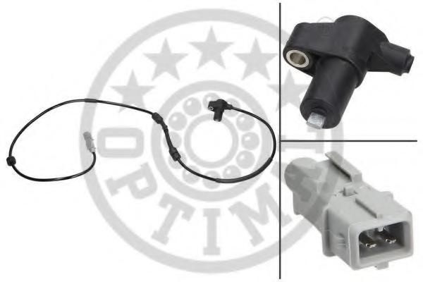 Senzor,turatie roata PEUGEOT 306 hatchback (7A, 7C, N3, N5), PEUGEOT 306 Cabriolet (7D, N3, N5), PEUGEOT 306 limuzina (7B, N3, N5) - OPTIMAL 06-S119