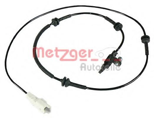 Senzor,turatie roata PEUGEOT 407 limuzina (6D_), PEUGEOT 407 SW (6E_), Citroen C6 limuzina (TD_) - METZGER 0900539