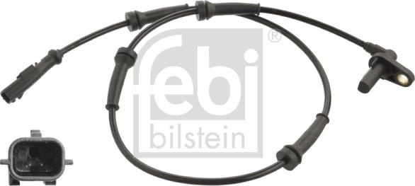 Senzor.turatie roata Senzor ABS Spate Dreapta-Stanga DACIA DUSTER DUSTER-SUV RENAULT ARKANA I DUSTER 1.2-2.0 06.1 RENAULT DUSTER (HS_), Crossover, 01.2011 - Febi Bilstein 106852