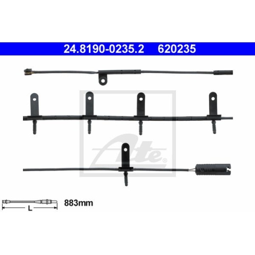 Senzor uzura placute frana Ate 24819002352, parte 