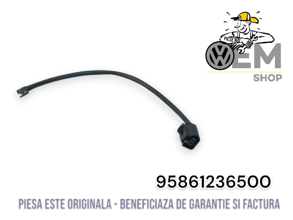 Senzor uzura placute frana fata st./dr. porsche produs nou original cod piesa 95861236500
