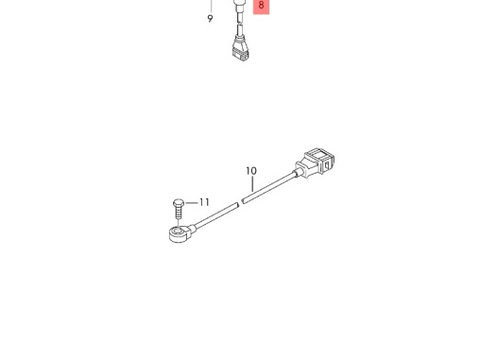 Senzor vibrochen 03C906433A Audi A4 B8 2.0 TDI CAG 103 KW OEM 03C906433A