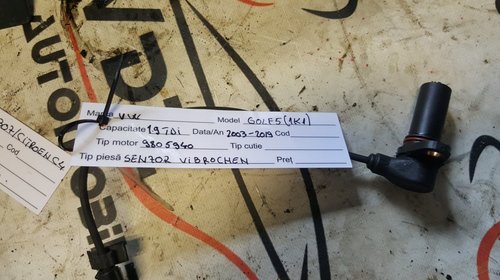 Senzor vibrochen VW Golf 5 (1K1) 1.9TDi 