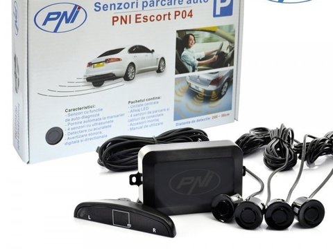 Senzori parcare auto PNI Escort P04 cu 4 receptori si display