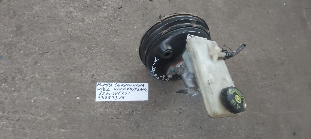 Servofrana Tulumba Frana Cod 8200381230 / 93953315 Opel Vivaro / Renault Trafic
