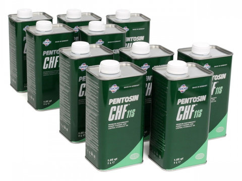 Set 10 Buc Ulei Servodirectie Oe Bmw Fuchs Pentosin Titan CHF 11S Verde 1L 83290429576