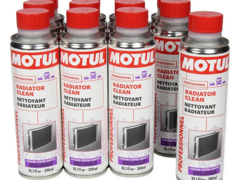 Set 12 Buc Motul Solutie Curatat Radiator Clean 300ML MTL 108125