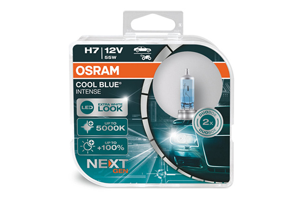 SET 2 BECURI 12V H7 55 W COOL BLUE INTENSE NextGen OSRAM IS-25142
