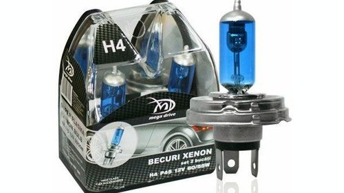 Set 2 Becuri H4 P43 12V 60/55W - MegaDri