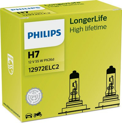 Set 2 Buc Bec Philips H7 12V 55W Longer Life 12972