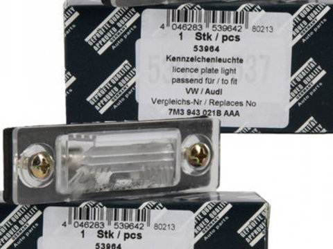 Set 2 Buc Lampa Numar Inmatriculare Aic Ford Galaxy 1 2000-2006 53964 SAN38242