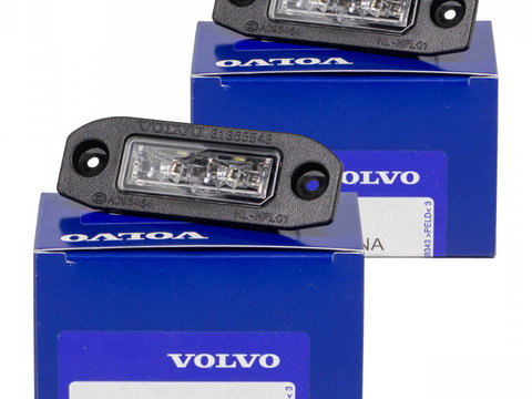 Set 2 Buc Lampa Numar Inmatriculare Oe Volvo XC60 2009-2017 Led 31365548