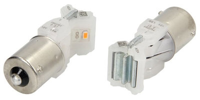 Set 2 Buc Led Osram PY21W 12V 1,3W BAU15S 6000K Am