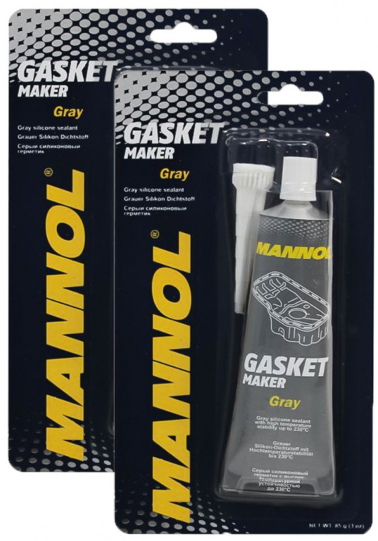 Set 2 Buc Mannol Silicon Etansare Garnituri Gri 85