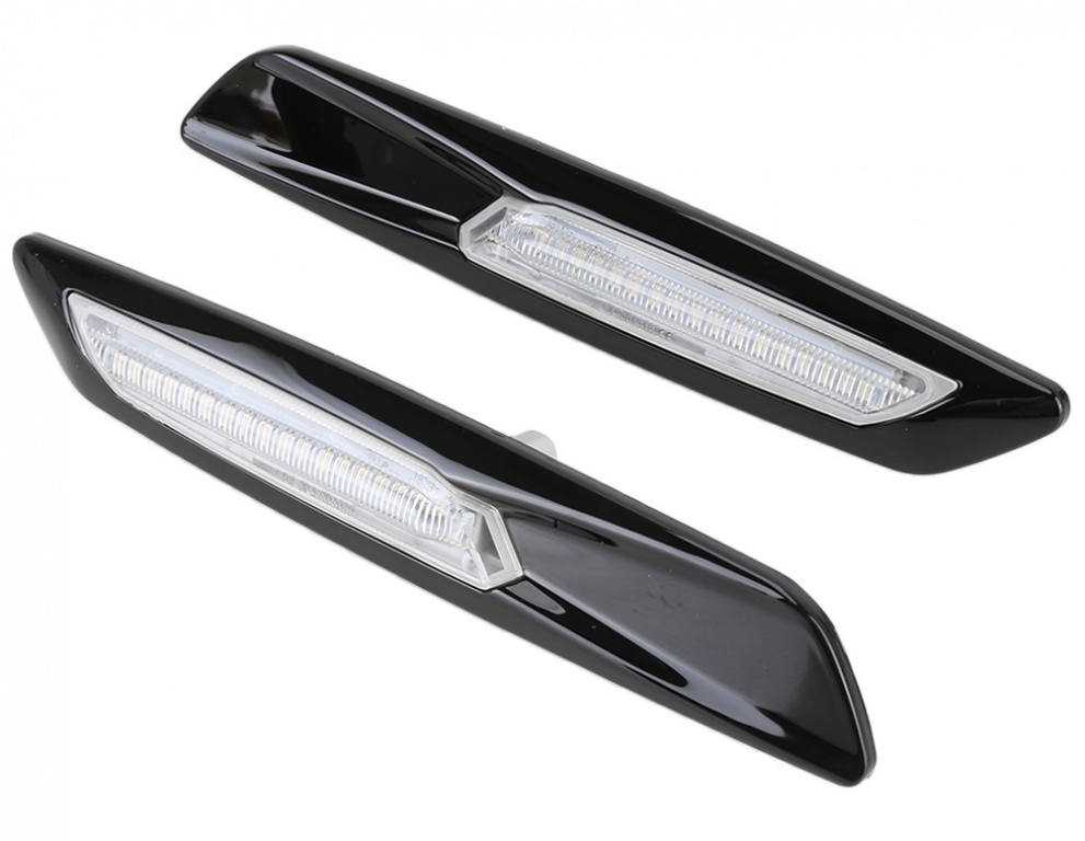 Set 2 Buc Semnalizare Aripa Led Bmw Seria 3 E93 2006-2013 Negru BTLL-104 315293