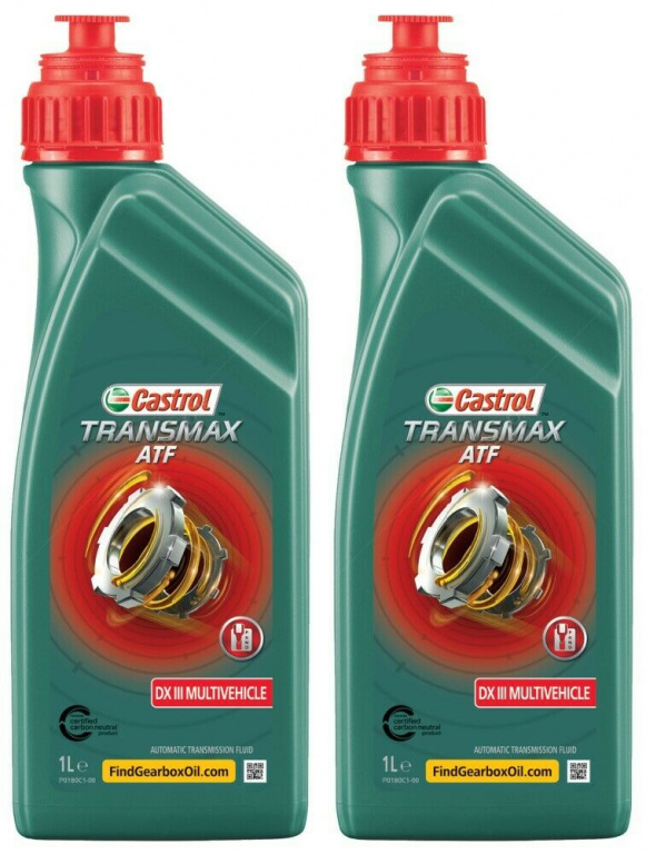 Set 2 Buc Ulei Transmisie Automata Castrol Transmax Atf Dx III Multivehicle 1L 15D675